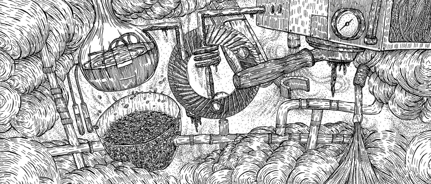 Coarse Coffee Cup Illustration 2024