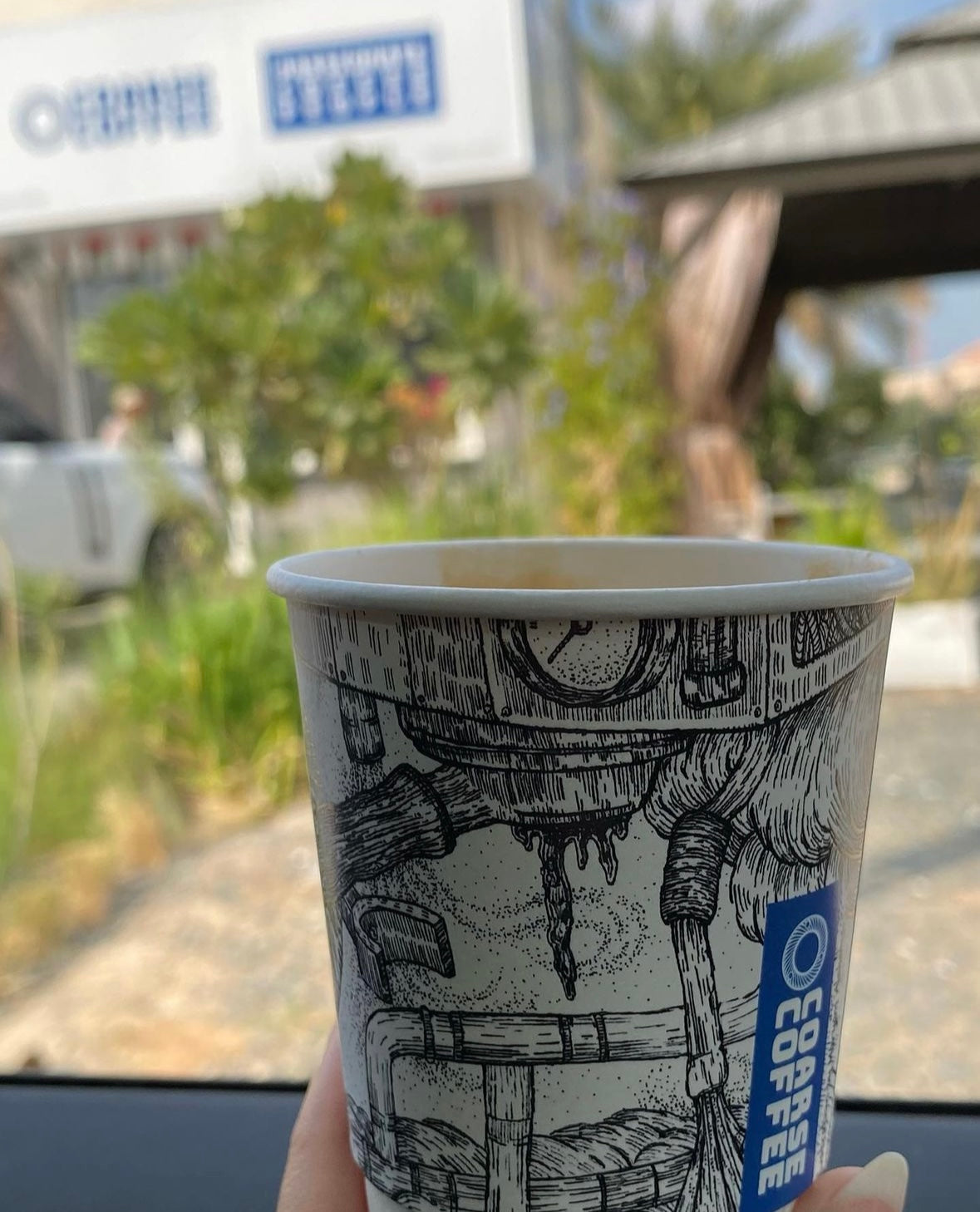 Coarse Coffee Cup Illustration 2024