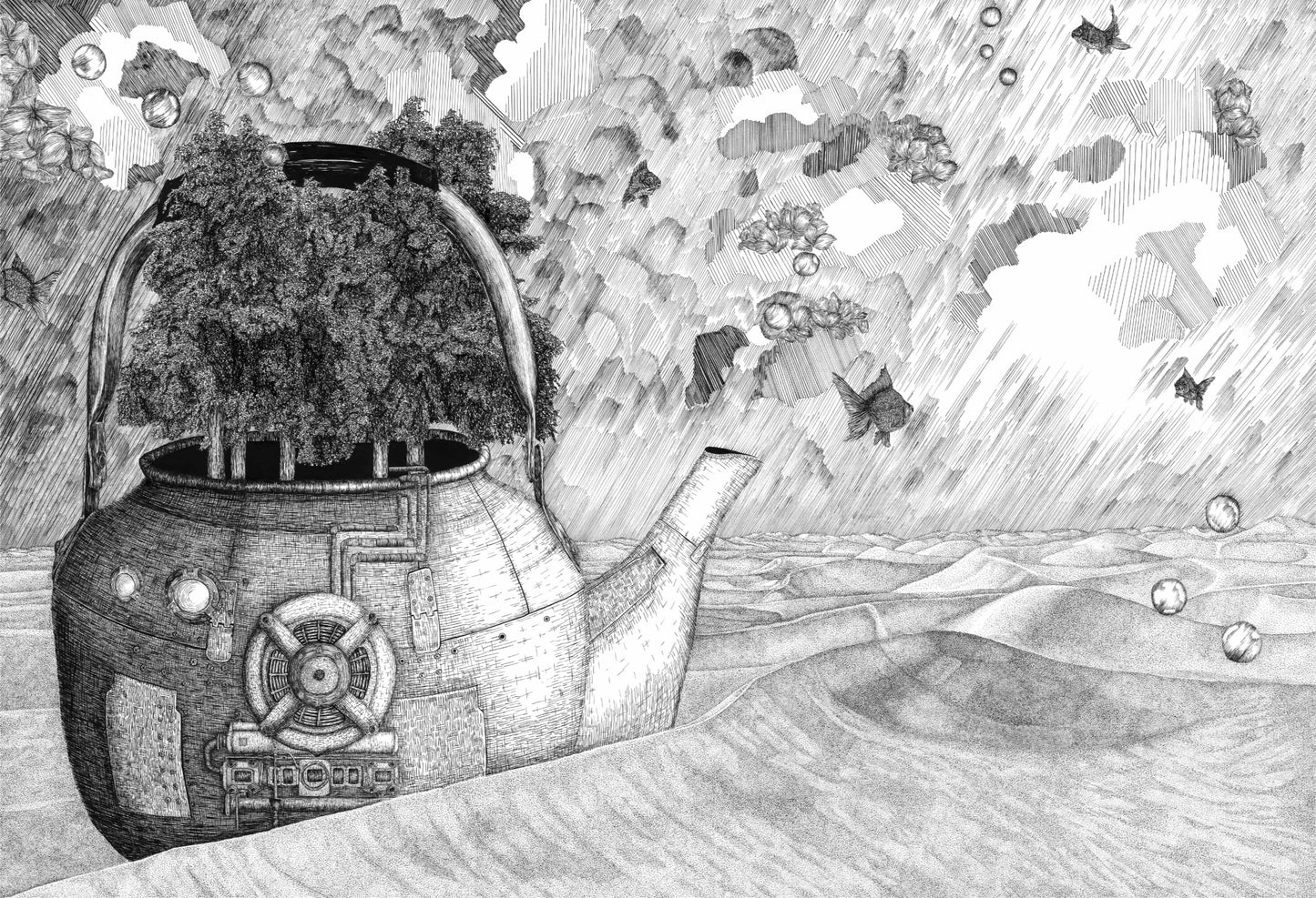 Figmental Worlds; Between the Sand Dunes and Clouds 2018